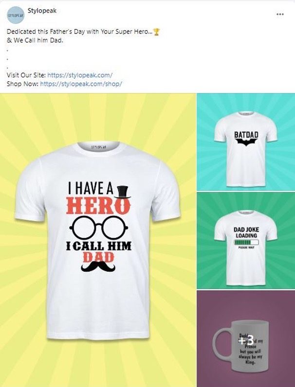 An example of a spammer's Facebook post.